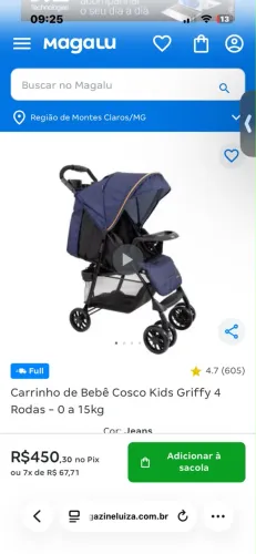 Carrinho infantil