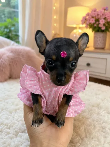 Pinscher fêmea.
