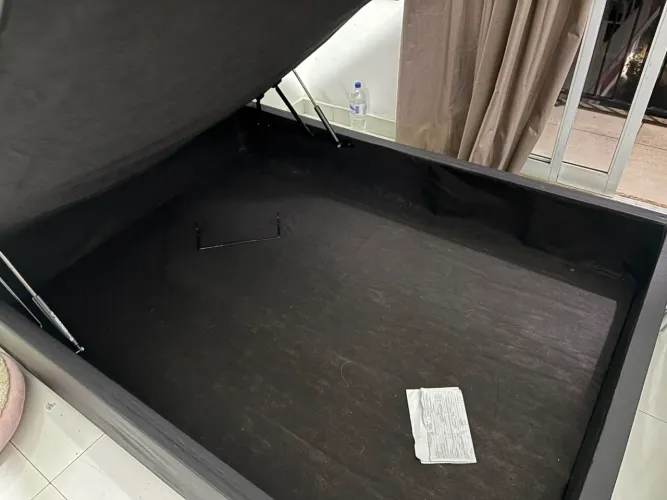 Cama box casal + cama box solteiro com cama auxiliar