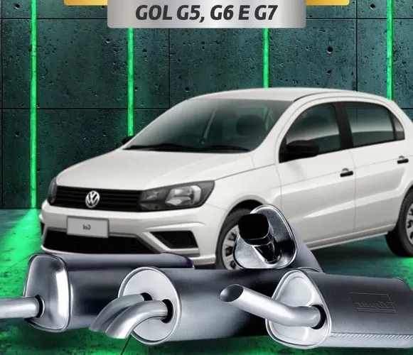 Escapamento Linha Gol a partir $160,00.
