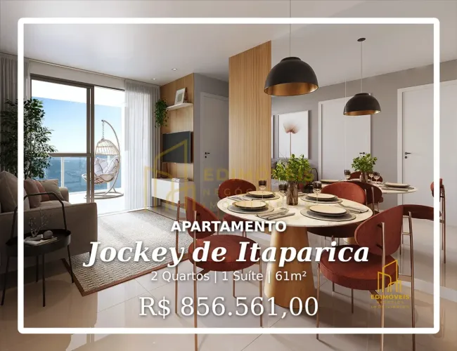 Seu Novo Lar no Jockey de Itaparica: Apartamento Moderno e Sofisticado!