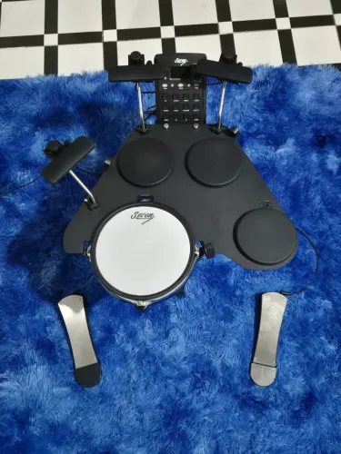 Bateria Eletronica Drum Seven CPD 1000 Desmontável com Baqueta, Bag e Estante 
