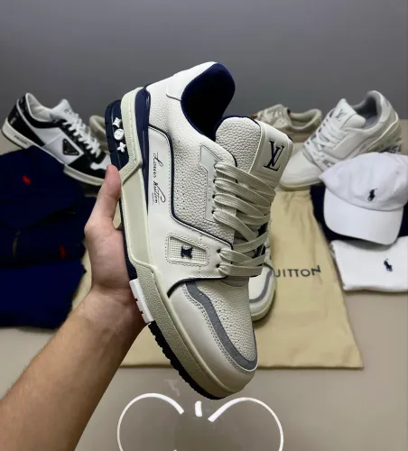 Louis Vuitton LV Trainer Navy Blue Tênis