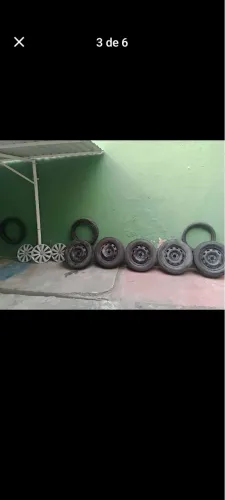 Rodas Volkswagen Polo ou Virtus ( ferro) pneus usados