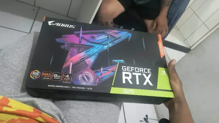VENDO OU TROCO - RTX 3070 AORUS MASTER LCD