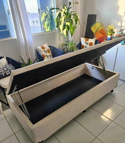 Cama solteiro novo