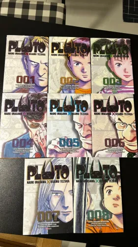Mangás Pluto 1 a 8 (completo - Panini)