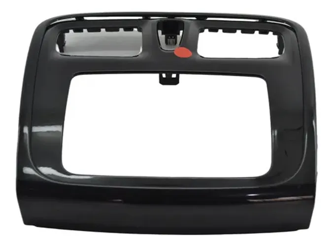 Moldura Radio Central Painel Sandero 2018 2019 Original Preto