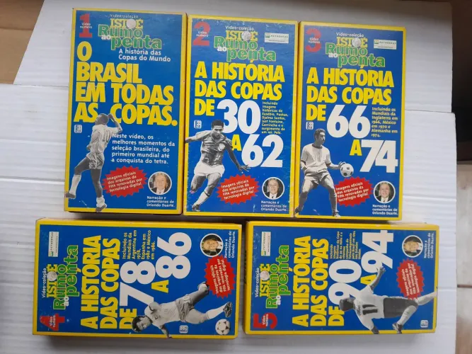 Vhs Coleção Completa A História das Copas