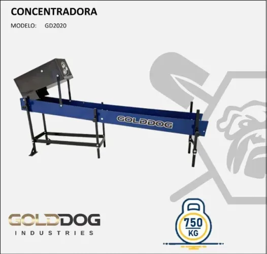 Concentradora GD2020. para garimpo. ouro