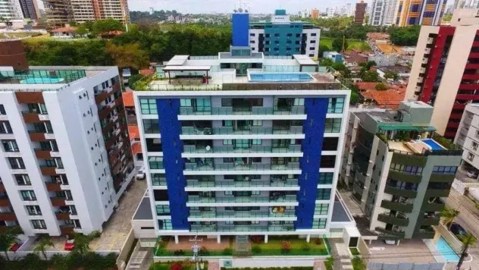 Apartamento mobiliado com 2 quartos, lazer panorâmico e excelente localização no Cabo Bran