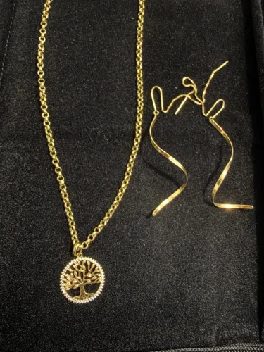 CONJUNTO FEMININO EM OURO 18K 750
