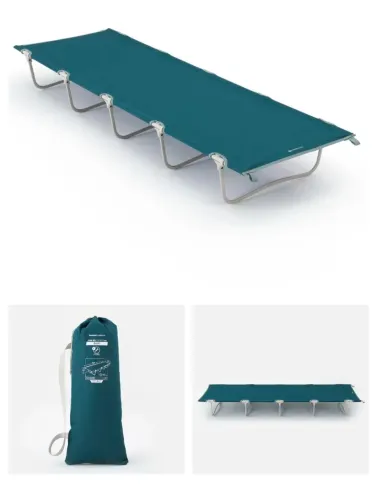 Cama solteiro de camping quechua