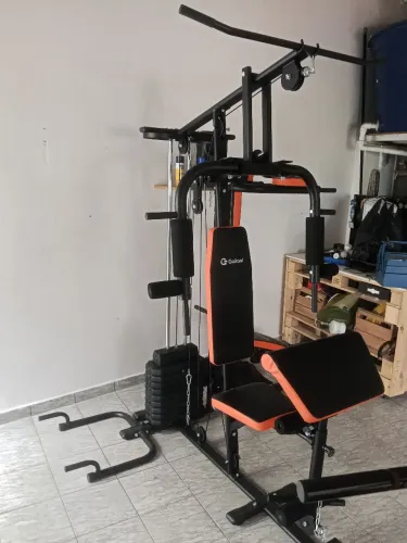 Aparelho de musculação galant elite 65+e bicicleta ergométrica 