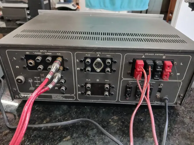 Amplificador gradiente modelo 160 todo ok 