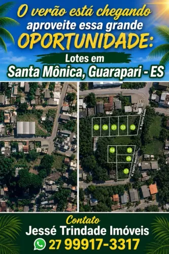 Vendo terrenos em Santa Monica Guarapari -ES. Leia a descrição!