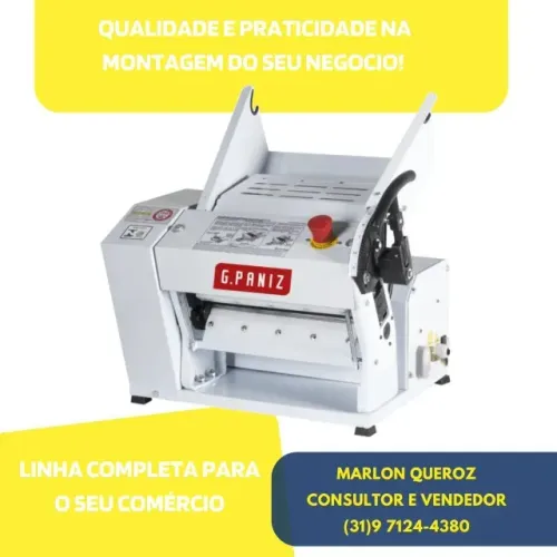 Cilindro para Massas 30CM GPaniz Bivolt Novo