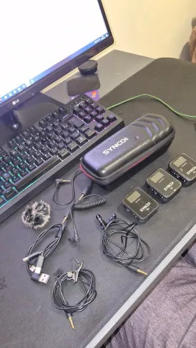 Microfone de lapela synco g2