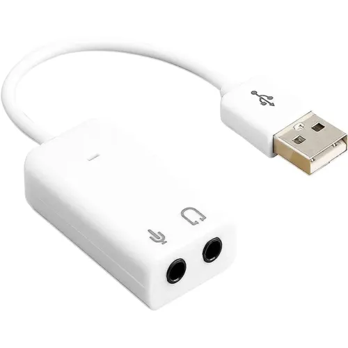 Adaptador de áudio externo