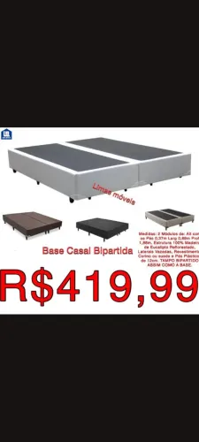 Base casa ou Queen l simples bipartida