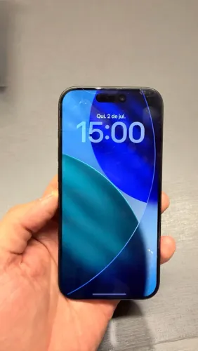 iPhone 15 Pro 256Gb c/Nota e bateria trocada nova
