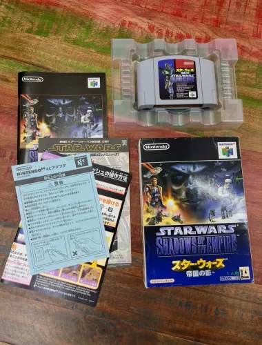 Jogo Star Wars Shadows of the Empire para Nintendo 64 Original CIB