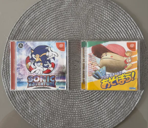 Jogos Originais Sega Dreamcast Japonês (NTSC-J) - Sonic Adventure e Virtua Fighter 3tb