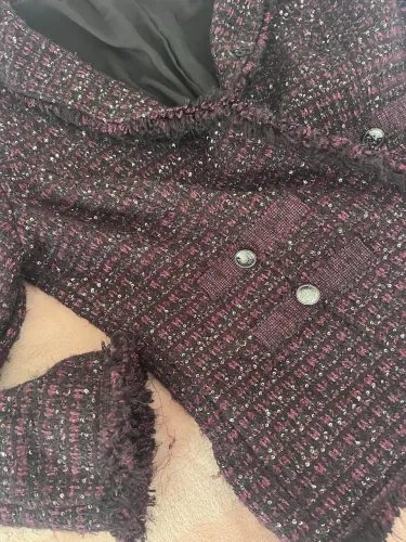 Jaqueta tipo blazer chic