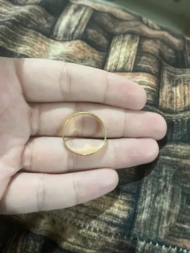 Aliança ouro 18k 