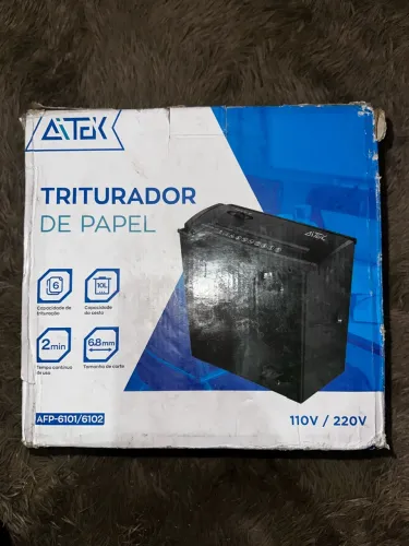Triturador de papel