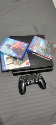 Ps4 Slim 1,5 TB Completo com jogos