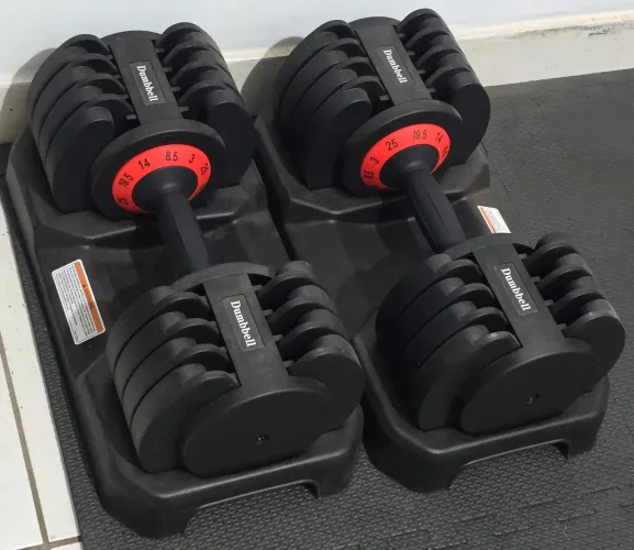 Halteres regulável 3kg a 25kg NOVO
