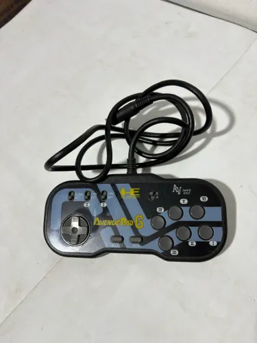 Controle avenue 6 pad pc engine manete joystick