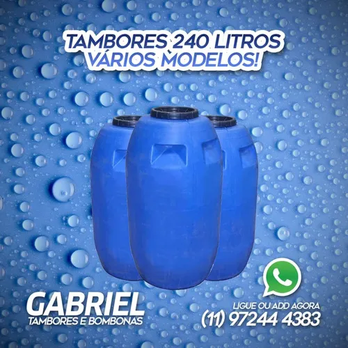 Bombonas / barrica plásticas 240 litros usada com alimentos azeitonas