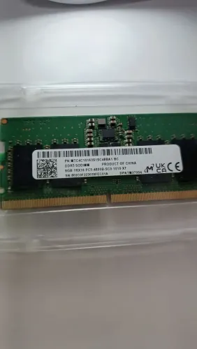 Memória DDR5 NOTEBOOK SODIMM 8gb MICRON Original