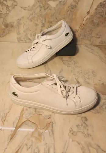 Tênis Lacoste Carnaby Evo Branco Original - Tam. 41