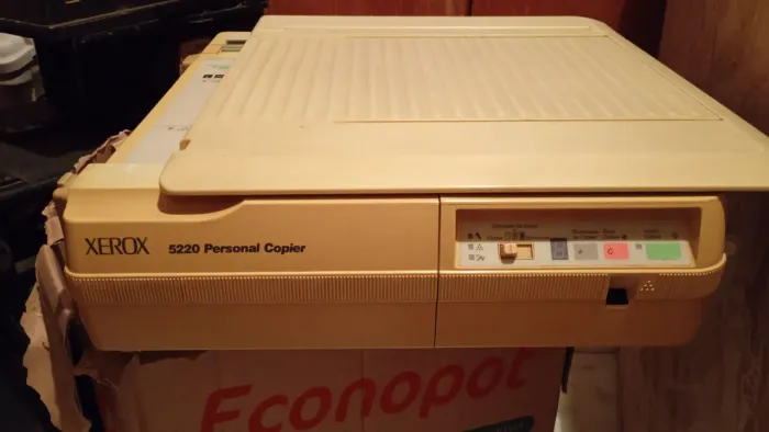 Máquina de Xerox antiga