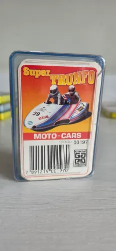 Super Trunfo Moto Cars Ótimo Estado
