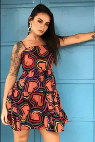 Vestido curto farm amoreco.