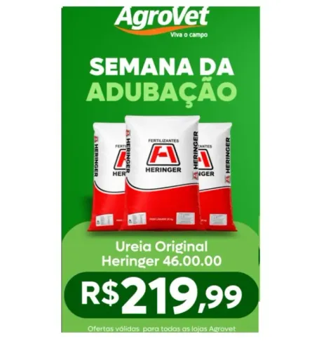 UREIA HERINGER 46.00.00 ADUBO MILHO SORGO