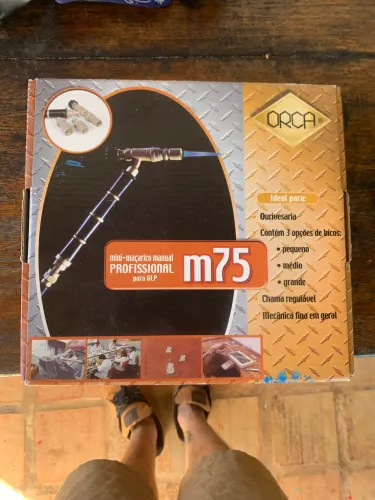 Maçarico Orca M75 novo apenas um uso 