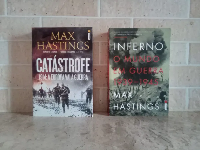 Livro Catástrofe 1914 e Inferno 1939 de Max Hastings
