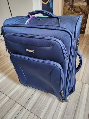Mala Grande It Luggage Azul Expansível