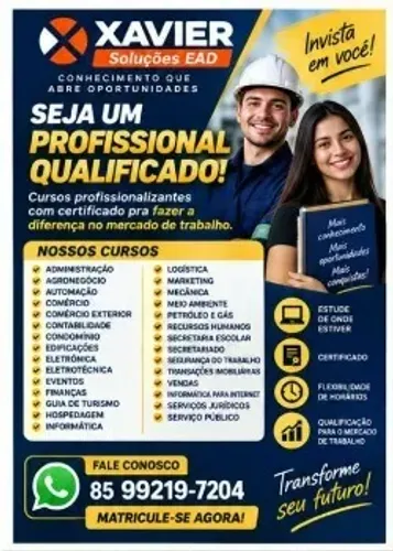 Curso Tecnico Capacitação Profissional