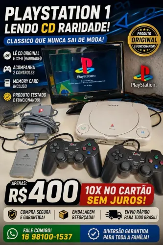 Ps1 leitor funcionando raridade