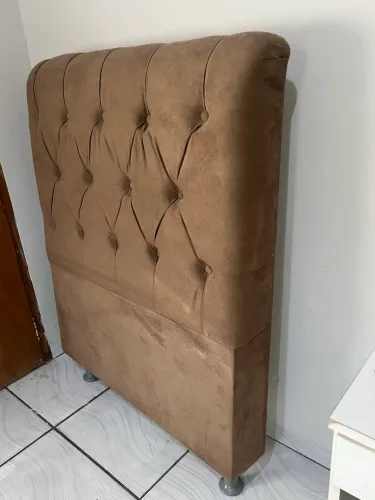 Cabeceira estofada nova para cama de solteiro