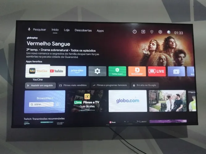 Tv smart 43 polegadas TCL 6 meses de uso 