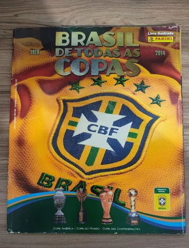 Álbum de Figurinhas Brasil de todas as Copas 