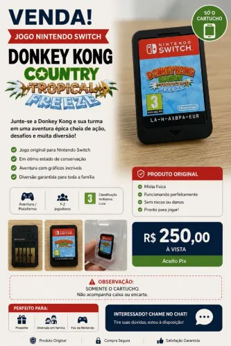 Jogo Nintendo Swift Donkey kong