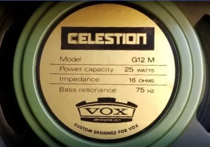Celestion G12M 25W Greenback 16 Ohm - Made in UK